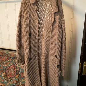 Free people sweater size small long cardigan